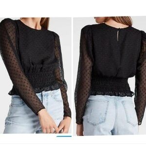 Express Black Blouse